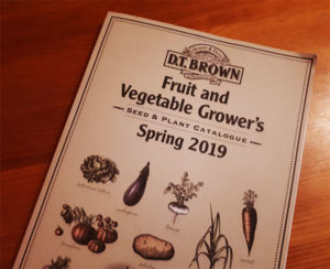 Vegetable seed catalogue